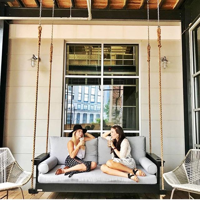 Swing By Prevail Union Montgomery To Enjoy A Great Cup Of Coffee And Hang Out On The New Addition To Their Outdoor Seating! .
#fouroakbedswings #prevailunion #coffeeshop #bedswing #interiordesign #southernliving #outdoorliving #porchenvy #madeinthesouth