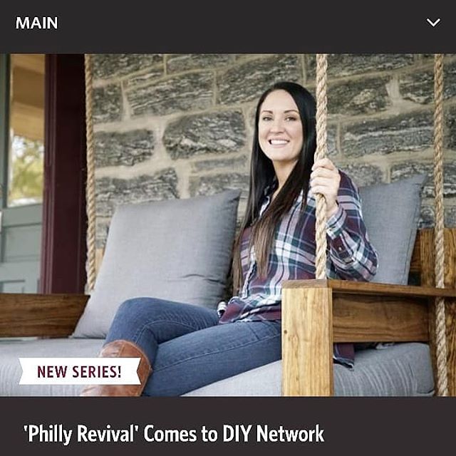 Check Out Philly Revival On @diynetwork This Saturday Night.  You'll See One Of Our Swings! .
#fouroakbedswings #bedsaremadeforswinging #love #madeinamerica #interiordesign