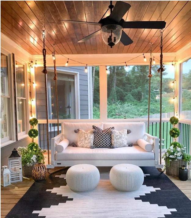 Furniture Ideas To Add To That New Hanging Porch Bed
