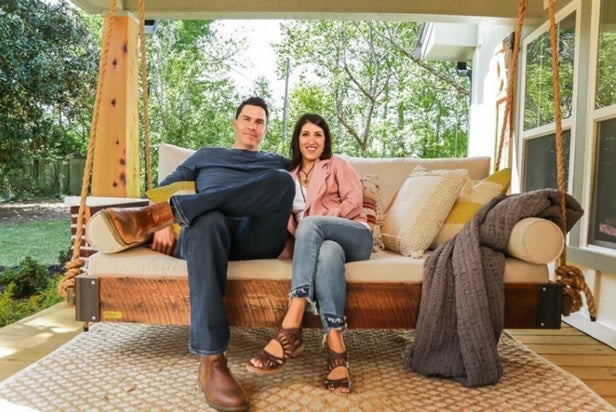 Decorating Ideas for the Front Porch with a Hanging Daybed