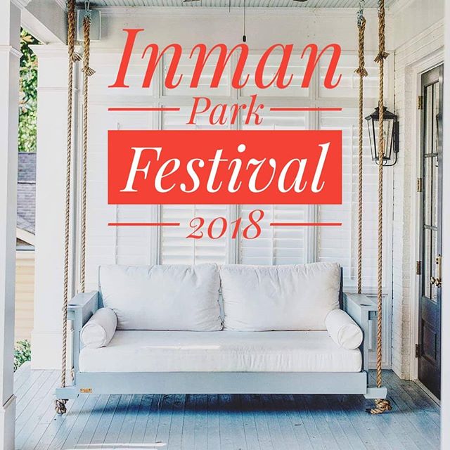 Come see us @inmanparkfest this Saturday and Sunday!  #fouroakbedswings @inmanpark