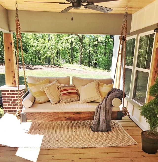 Coming to your television this fall! .
#fouroakbedswings #backporchsittin #hangingbed #interiordesign #madeinthesouth #porchswing #design #bedswing #porchenvy #outdoorlivingspace #southernliving