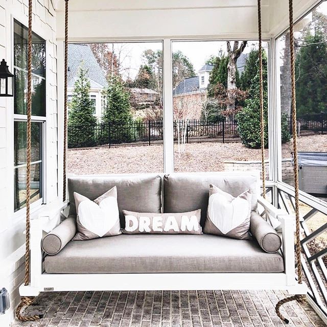 Order Your Bedswing Soon So You Can Be Swinging Into Spring!
.
.
#fouroakbedswings #bedsaremadeforswinging #outdoorlivingspace #gainsville #bedswing #hangingbed #customcushion