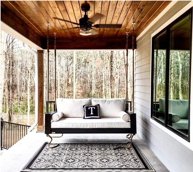 How a Porch Hanging Swing Can Help Take Your Stress Away