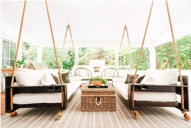 Full Size Sunbrella Porch Swing Bed Cushion Cover (Premier Partner)