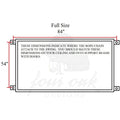 Dimensions to hang a full size porch Bed swing 